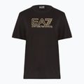 Maglietta donna EA7 Emporio Armani Train Visibility nero/oro