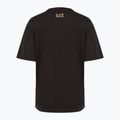 Maglietta donna EA7 Emporio Armani Train Visibility nero/oro 2
