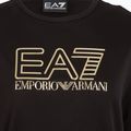Maglietta donna EA7 Emporio Armani Train Visibility nero/oro 3