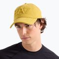 EA7 Emporio Armani Serie Train Logo ricamato antico muschio berretto da baseball