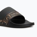 EA7 Emporio ArmaniAcqua Sport Tape infradito nero pieno / oro 7