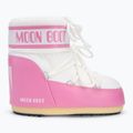 Donna Moon Boot Icon Low Nylon rosa/bianco stivali da neve 2