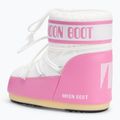Donna Moon Boot Icon Low Nylon rosa/bianco stivali da neve 3