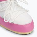 Donna Moon Boot Icon Low Nylon rosa/bianco stivali da neve 7