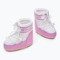 Donna Moon Boot Icon Low Nylon rosa/bianco stivali da neve 4