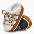 Moon Boot Mule Stivali in shearling whisky/bianco sporco 10