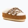 Moon Boot Mule Stivali in shearling whisky/bianco sporco