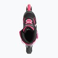 Pattini per bambini con protezioni Rollerblade Microblade Combo Jr black/pink 5
