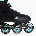 Pattini da donna Rollerblade Sirio 80 W nero/teal blue 7
