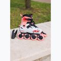 Pattini a rotelle Rollerblade Apex Jr per bambini platino/corallo 9