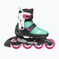 Rollerblade Microblade XT Jr pattini a rotelle per bambini nero/verde mare 3