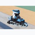 Rollerblade Microblade SL Jr pattini a rotelle per bambini nero/blu cielo 8