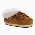 Donna Moon Boot Evx Mule Stivali da neve in pelle scamosciata cognac/naturale