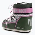 Stivali da neve da donna Moon Boot Icon Low Space Racing verde bosco/argento/rosa 3