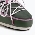 Stivali da neve da donna Moon Boot Icon Low Space Racing verde bosco/argento/rosa 7