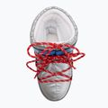 Donna Moon Boot Icon Low Space Racing argento/blu/rosso stivali da neve 5