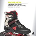 Pattini in linea da uomo Rollerblade Macroblade 84 black/sand/red 7