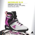 Pattini in linea da donna Rollerblade Macroblade 84 W light grey/violet/orange 8