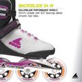 Pattini in linea da donna Rollerblade Macroblade 84 W light grey/violet/orange 9