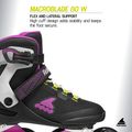 Pattini in linea da donna Rollerblade Macroblade 80 W black/dark fuchsia 10