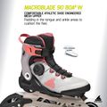 Pattini in linea da donna Rollerblade Macroblade 90 Boa W grey/amethyst rose 8