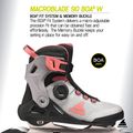 Pattini in linea da donna Rollerblade Macroblade 90 Boa W grey/amethyst rose 10