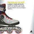 Pattini in linea da uomo Rollerblade Macroblade 90 Boa black/grey/red 9