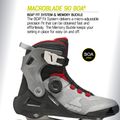 Pattini in linea da uomo Rollerblade Macroblade 90 Boa black/grey/red 10