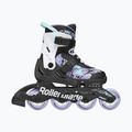 Pattini per bambini Rollerblade Microblade SL Jr black/lavender/light blue 2