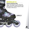 Pattini per bambini Rollerblade Microblade SL Jr black/lavender/light blue 10
