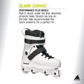 Pattini in linea da uomo Rollerblade Blank Canvas white 7