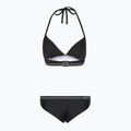 Costume da bagno due pezzi donna EA7 Emporio Armani Logo Tape Bikini Triangle nero 2