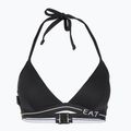 Costume da bagno due pezzi donna EA7 Emporio Armani Logo Tape Bikini Triangle nero 3