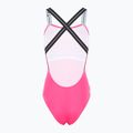 EA7 Emporio Armani Logo Tape Costume da bagno intero rosa neon 2