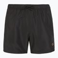 Pantaloncini da bagno EA7 Emporio Armani Gold Label da uomo nero