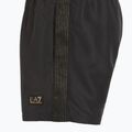 Pantaloncini da bagno EA7 Emporio Armani Gold Label da uomo nero 3