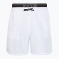 Pantaloncini da bagno EA7 Emporio Armani Logo Tape Boxer uomo bianco