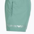 Pantaloncini da bagno EA7 Emporio Armani Extended Logo Boxer uomo blu minerale / argento 3