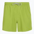 Pantaloncini da bagno EA7 Emporio Armani da uomo con logo oversize titanite / argento
