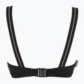 Costume da bagno a due pezzi da donna EA7 Emporio Armani Logo Tape Bikini Top nero 4