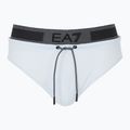 Slip da bagno uomo EA7 Emporio Armani Logo Tape bianco