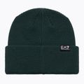 Cappello invernale EA7 Emporio Armani Mountain Logo Series Big Beanie silver pine 2