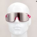 Occhiali da sole POC Elicit actinium pink translucent/clarity road silver 8