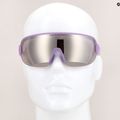 Occhiali da sole POC Aim purple quartz translucent/clarity road silver 6