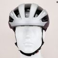 Casco da bicicletta da donna UVEX Rise CC WE argento prugna noi 9