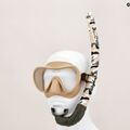 Aqualung Nabul Set per lo snorkeling beige/verde scuro 15
