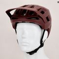 Casco da bici POC Kortal rosso granata opaco 7