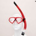 Set da snorkeling Aqualung Saturn Combo trasparente/rosso 11