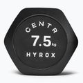 Manubrio Centr Urethane Dumbbell Centr x Hyrox 7,5 kg black 3