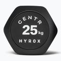 Manubrio Centr Urethane Dumbbell Centr x Hyrox 25 kg black 3